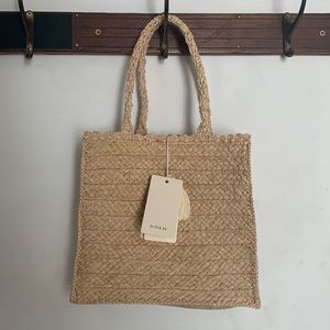 Raffia crochet Doen handbag